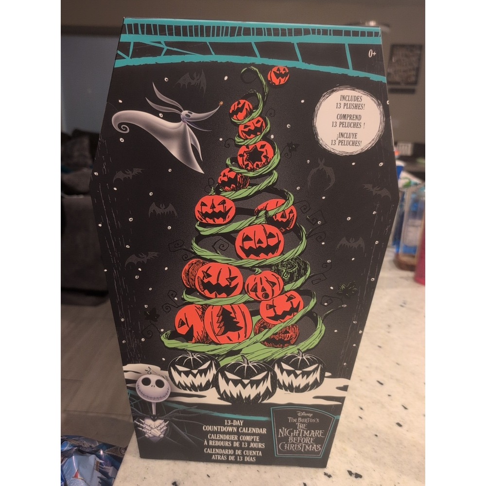 Halloween Disney Parks 2025 Nightmare Before Christmas Plush Advent Calendar NIB